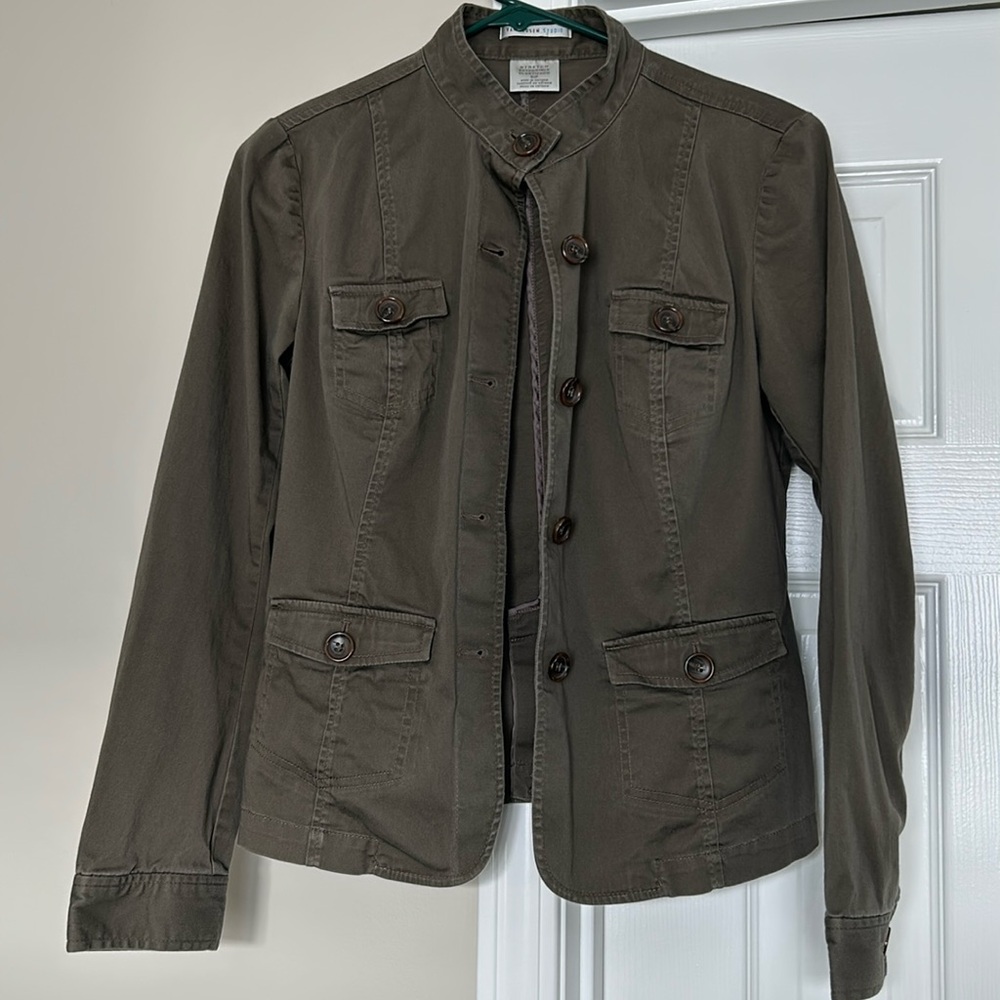 Van Heusen Women’s Small Safari Jacket Army Green